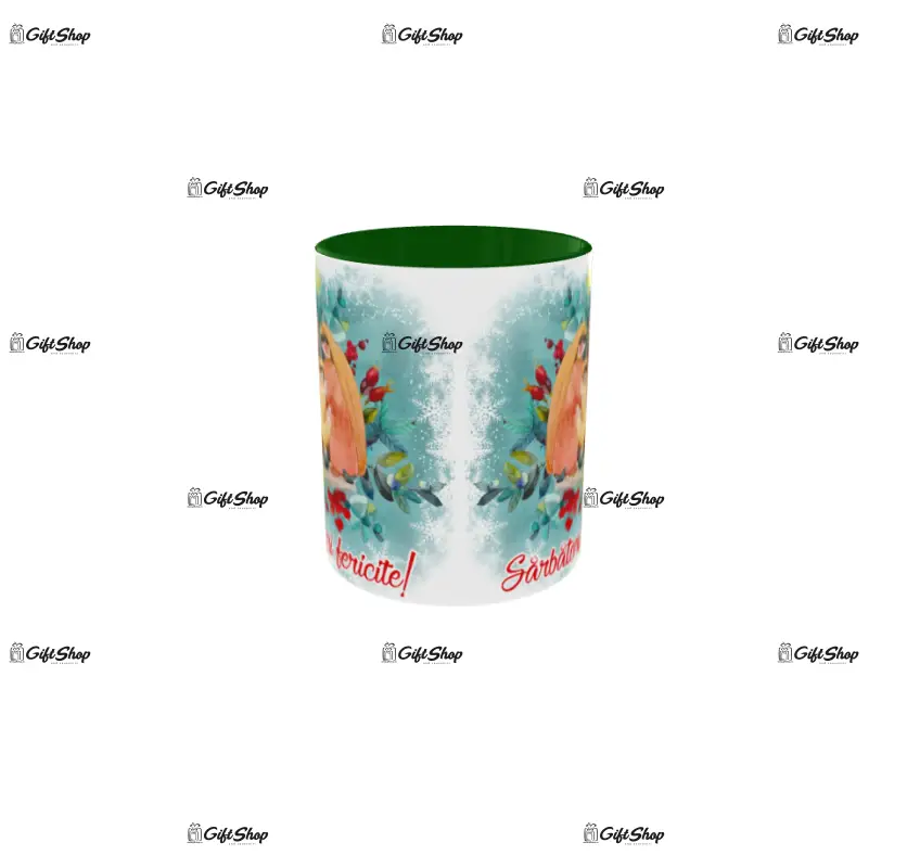 Sarbatori fericite, cana ceramica, 330ml, model cgs1708